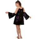 Bubble in dark Kimono Sleeves Boho Dress View2