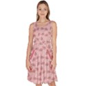 Squid Chef Pattern Knee Length Skater Dress With Pockets View1