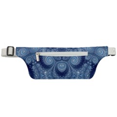 Royal Blue Swirls Active Waist Bag by SpinnyChairDesigns