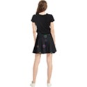 Bubble in blavk background Waistband Skirt View2