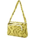 Golden Wave Front Pocket Crossbody Bag View1