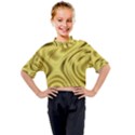 Golden Wave Kids Mock Neck Tee View1