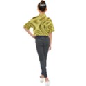 Golden Wave Kids Mock Neck Tee View2