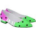 Dots and lines, mixed shapes pattern, colorful abstract design Women s Low Heels View3