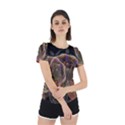 Fractal Geometry Back Cut Out Sport Tee View2