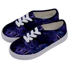 Fractal Web Kids  Classic Low Top Sneakers by Sparkle