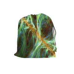 Abstract Illusion Drawstring Pouch (large) by Sparkle