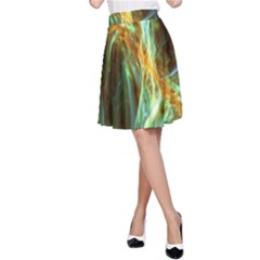 Abstract Illusion A-line Skirt