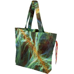 Abstract Illusion Drawstring Tote Bag by Sparkle