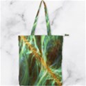 Abstract Illusion Double Zip Up Tote Bag View1