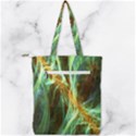 Abstract Illusion Double Zip Up Tote Bag View2
