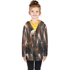 Flash Light Kids  Double Breasted Button Coat
