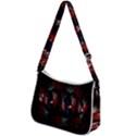 Twist Flower Zip Up Shoulder Bag View2