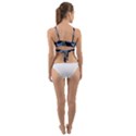 Queen Fish Doodle Art Wrap Around Bikini Top View2