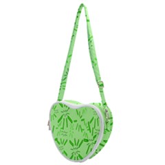 Electric Lime Heart Shoulder Bag by Janetaudreywilson