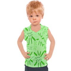 Electric Lime Kids  Sport Tank Top