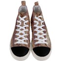 Grunge Surface Print Men s Mid-Top Canvas Sneakers View1