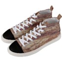 Grunge Surface Print Men s Mid-Top Canvas Sneakers View2