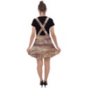 Grunge Surface Print Velvet Suspender Skater Skirt View2