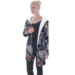 Autumn Leafs Longline Hooded Cardigan