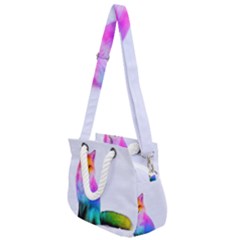Rainbowfox Rope Handles Shoulder Strap Bag by Sparkle