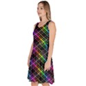 Rainbow Sparks Knee Length Skater Dress With Pockets View2
