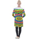 Masaic Colorflower Longline Hooded Cardigan View2