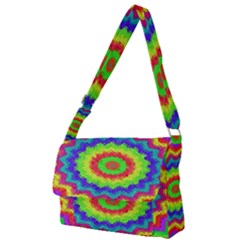 Masaic Colorflower Full Print Messenger Bag (l)