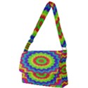 Masaic Colorflower Full Print Messenger Bag (L) View1