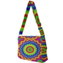 Masaic Colorflower Full Print Messenger Bag (L) View2