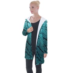 Raindrops Longline Hooded Cardigan