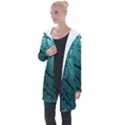 Raindrops Longline Hooded Cardigan View1