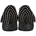 Black And White Geometric Kinetic Pattern Women s Chunky Heel Loafers View4