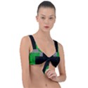 Abstract Tiles Front Tie Bikini Top View1