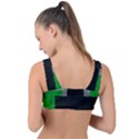Abstract Tiles Front Tie Bikini Top View2