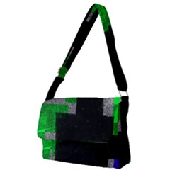Abstract Tiles Full Print Messenger Bag (l)