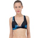 Abstract Tiles Classic Banded Bikini Top View1