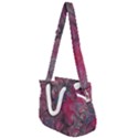 Marbling ornate Rope Handles Shoulder Strap Bag View1