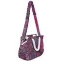 Marbling ornate Rope Handles Shoulder Strap Bag View2