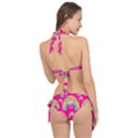 logohotpinkpattern Tie It Up Bikini Set View2