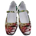 Watercolor monstera leaves Women s Mary Jane Shoes View1