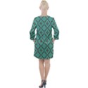 Tiles Open Neck Shift Dress View2