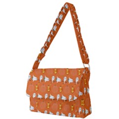 Halloween Full Print Messenger Bag (l)