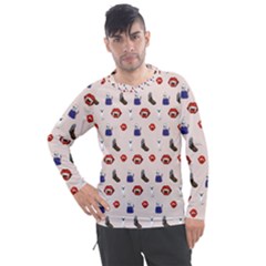 Halloween Men s Pique Long Sleeve Tee