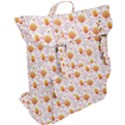 Orange Pink Tree Pattern Buckle Up Backpack View2