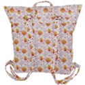 Orange Pink Tree Pattern Buckle Up Backpack View3