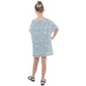 Birds And Flowers Kids  One Piece Chiffon Dress View2