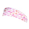 Pink Leaves Stretchable Headband View1