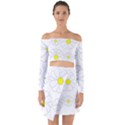 Ромашки Off Shoulder Top with Skirt Set View1