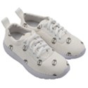 American Football Ball Motif Print Pattern Kids Athletic Shoes View3